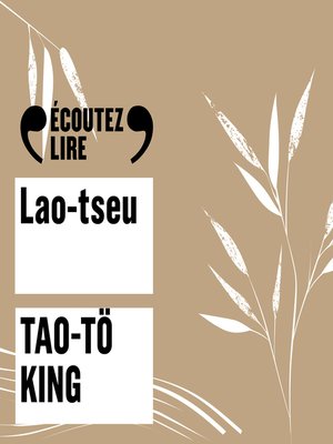 cover image of Tao-tö king